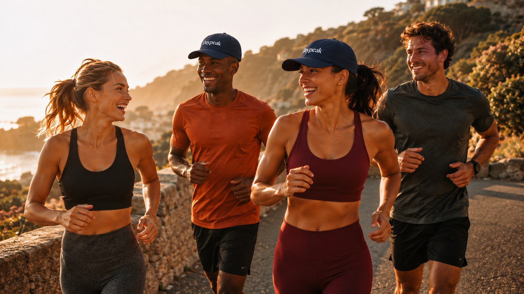 Daypeak community out on a morning run